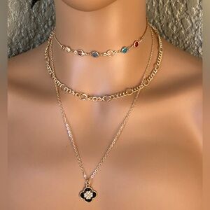 Trending Gold Multi Stranded Statement Necklace